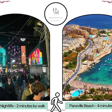 Paceville 2b - Cozy With Kitchen - Ac - Wifi Apartamento *